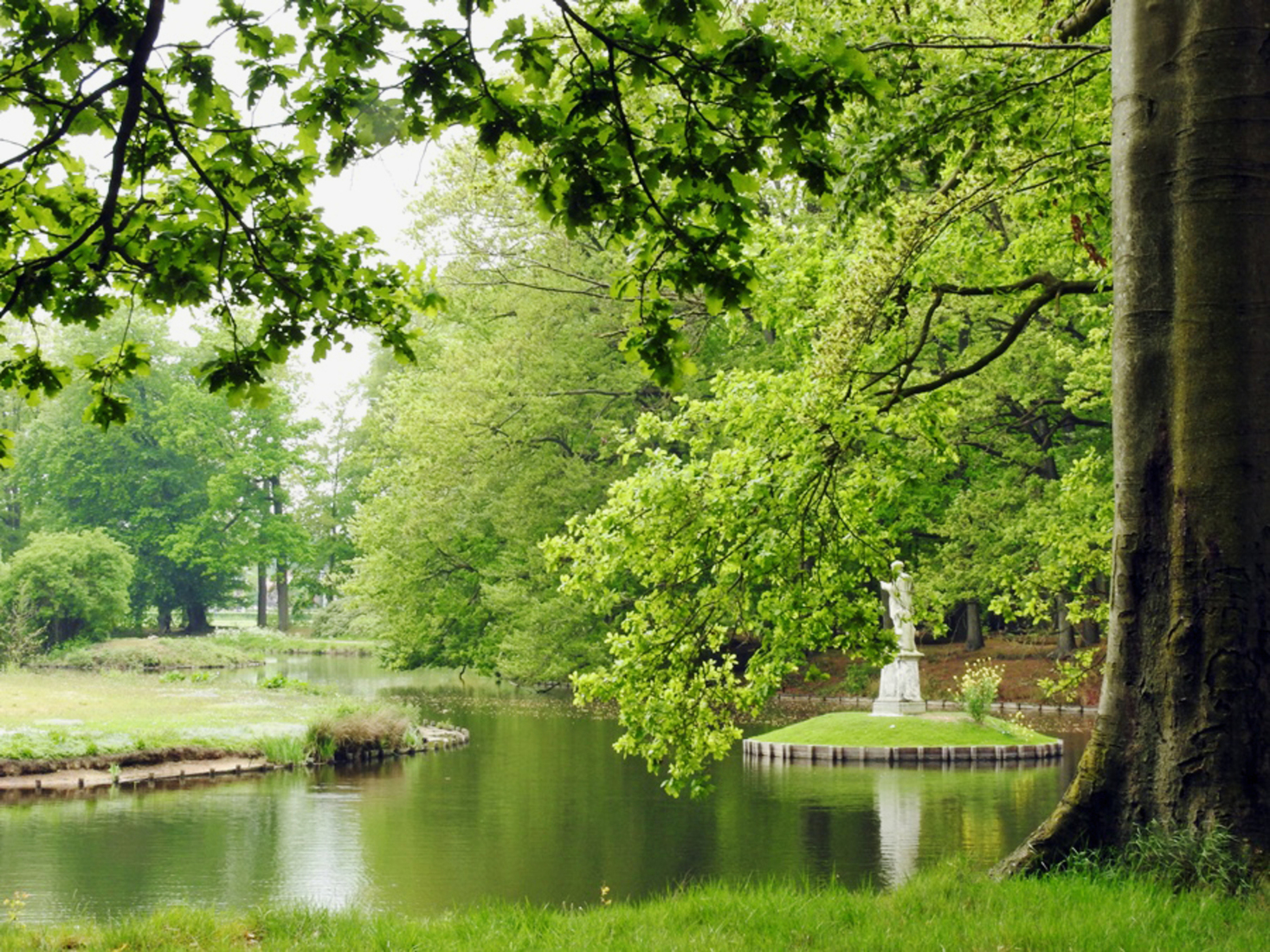 Zo mooi nu met dat frisse groen.