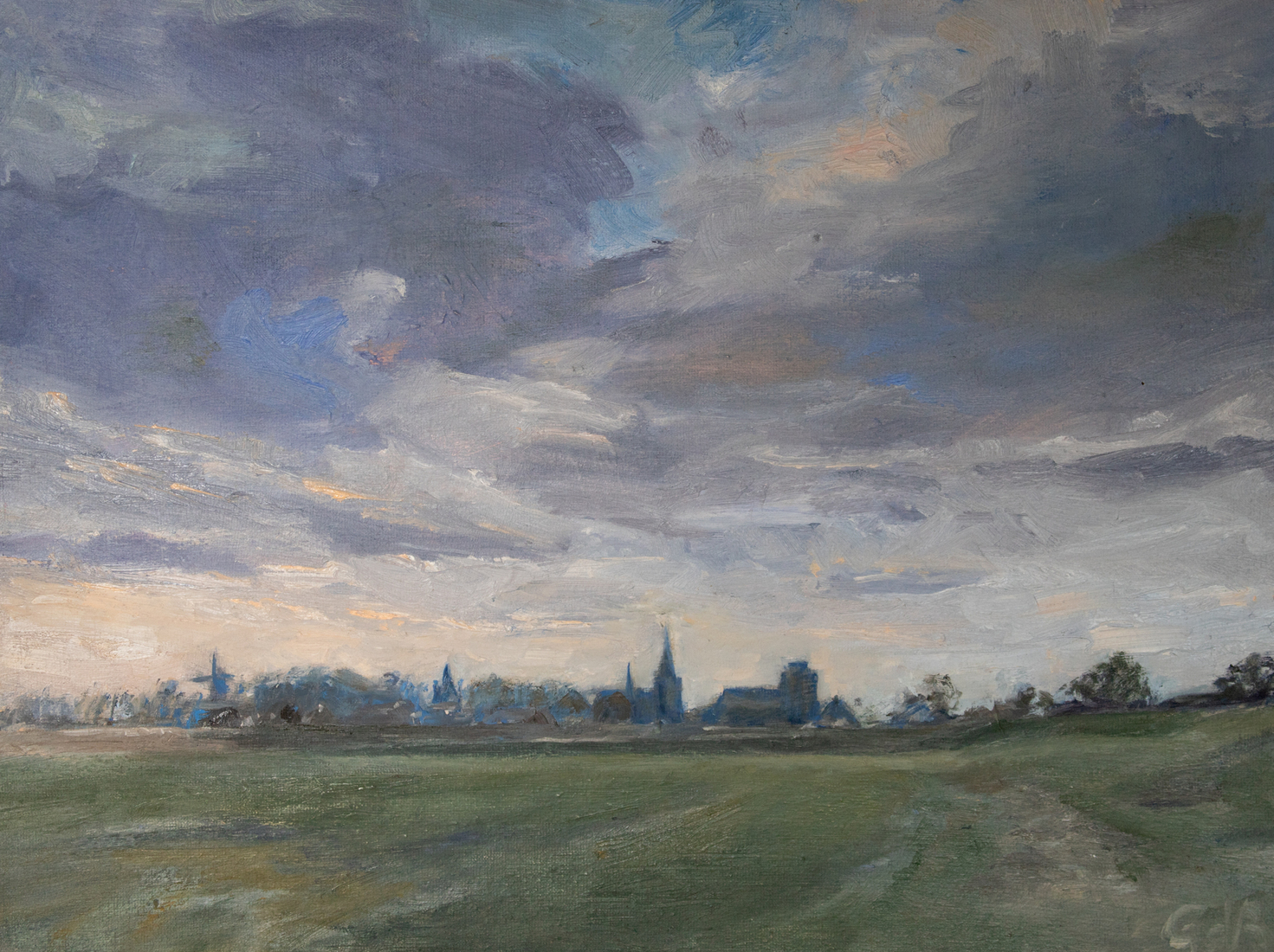 Landschap wolkenlucht 