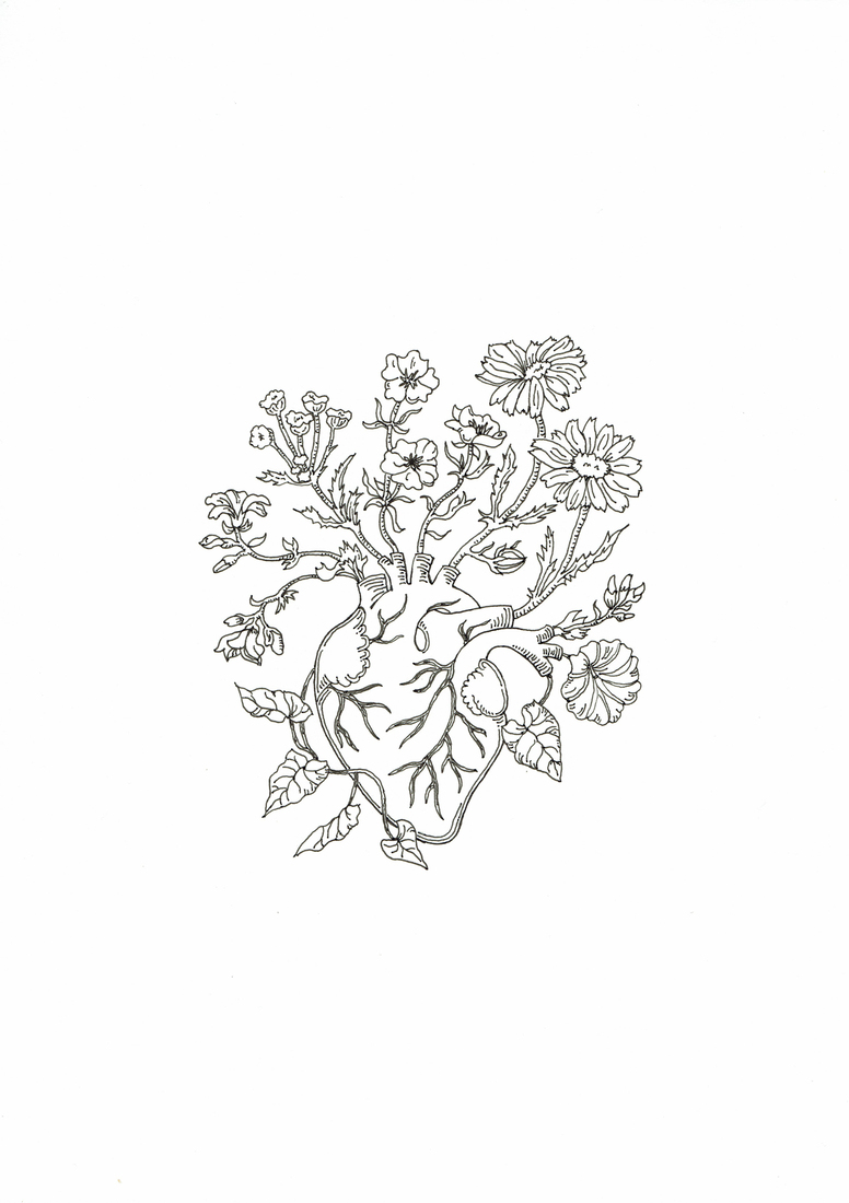 Heart - blooming