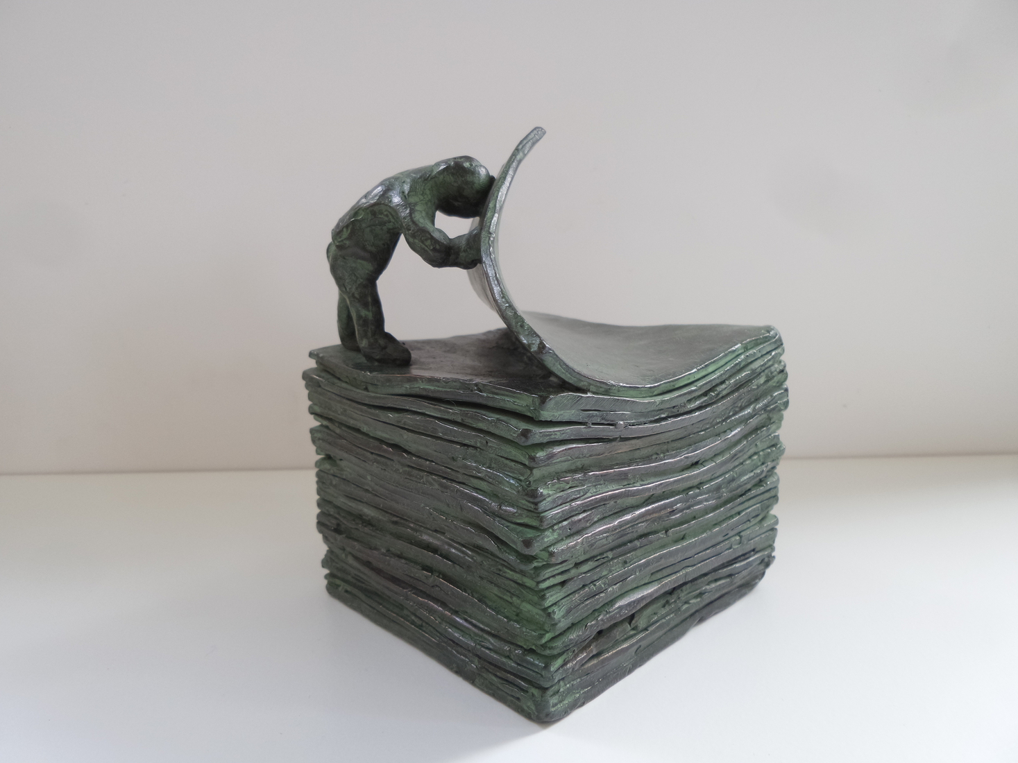 Enorme stapel leesvoer.