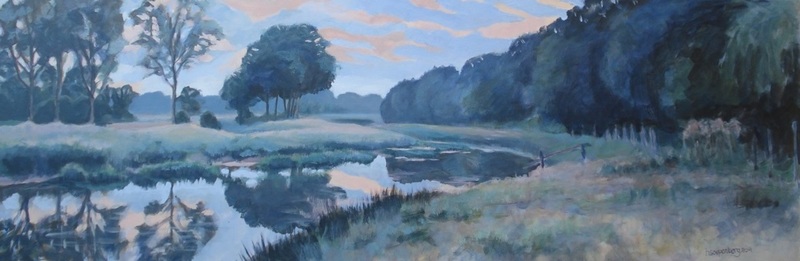 Regge Eerde bij avondlicht