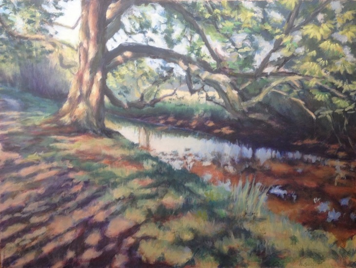 Kastanje aan de Reest