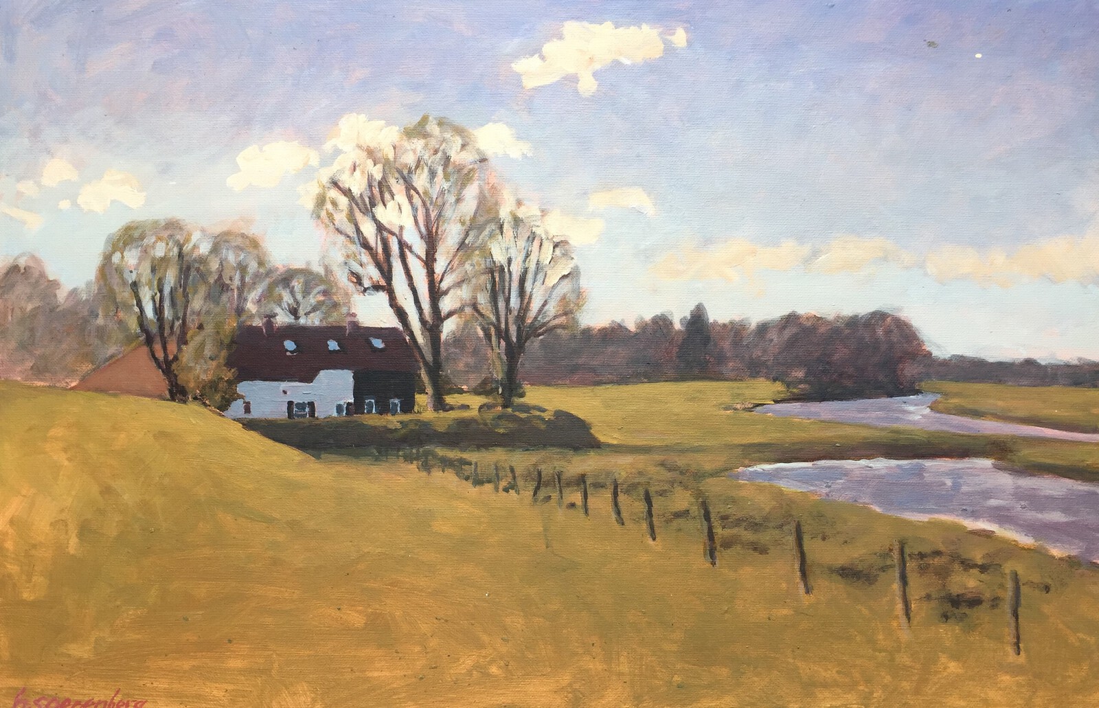 Huis aan de Vechtdijk bij Dalfsen