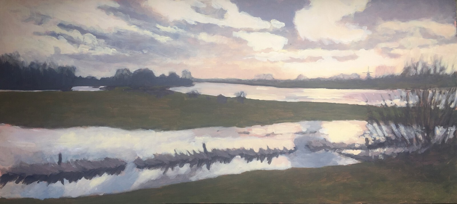 De IJssel tussen Herxen en Wijhe.