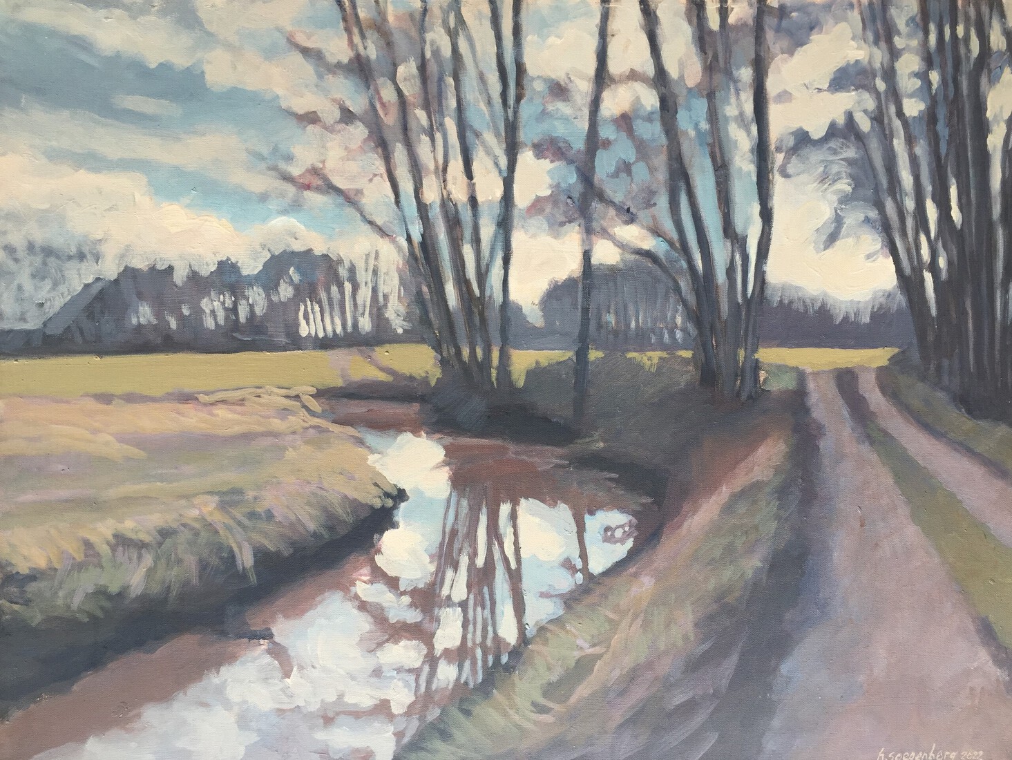 Weg langs de Reest bij Den Kaat 2