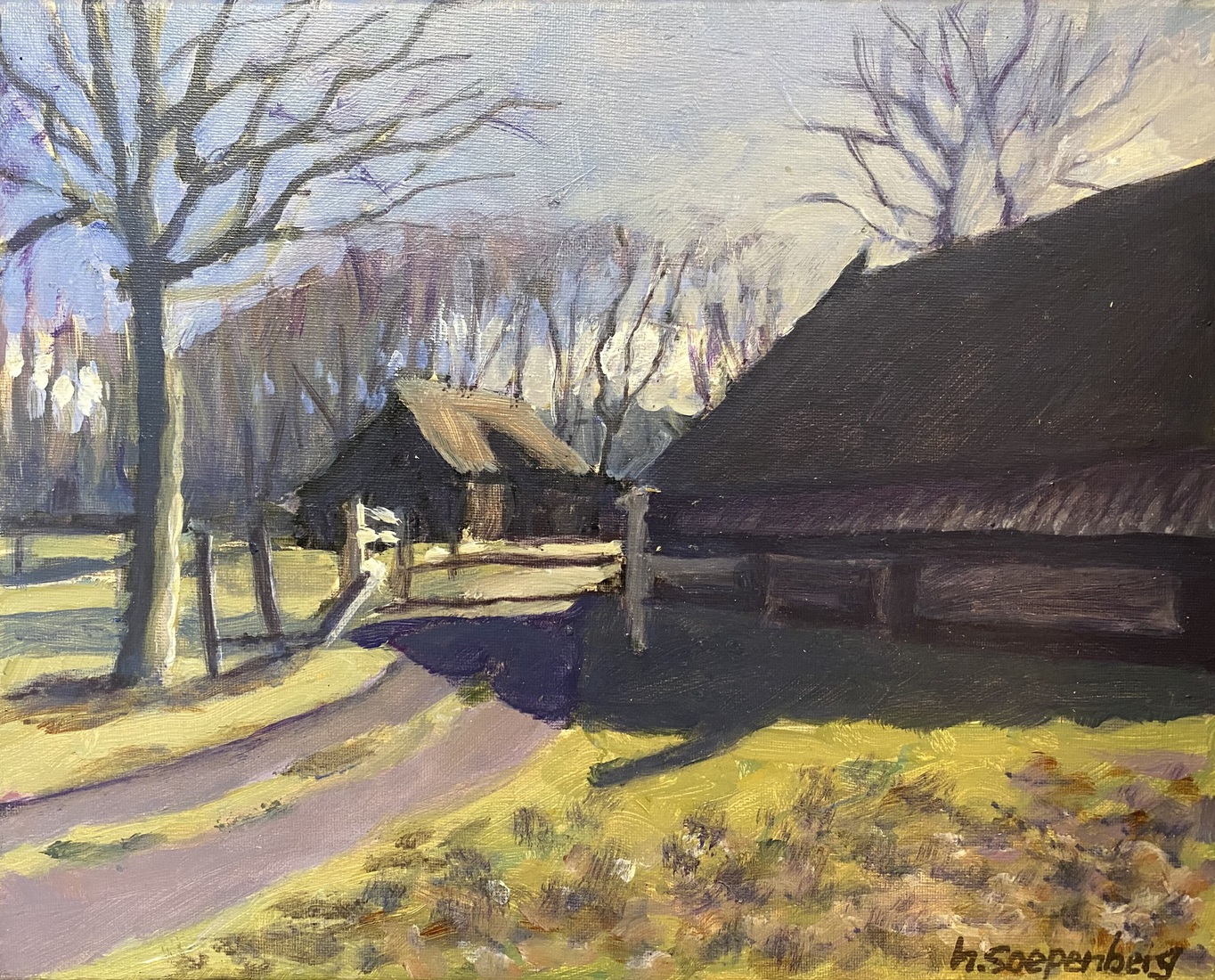 Boerenschuur in Echten