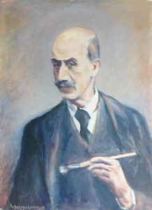 Portret schilderen is voor mij vooral een leuke uitdaging om even iets anders uit te proberen naast het landschap.