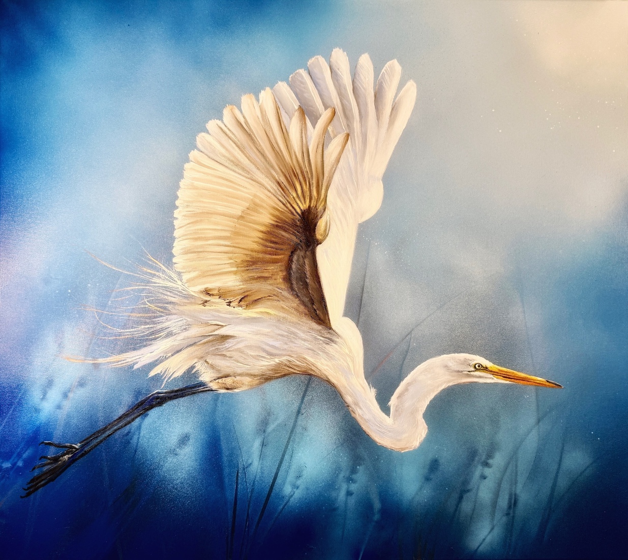 Vogel #35 (witte reiger)