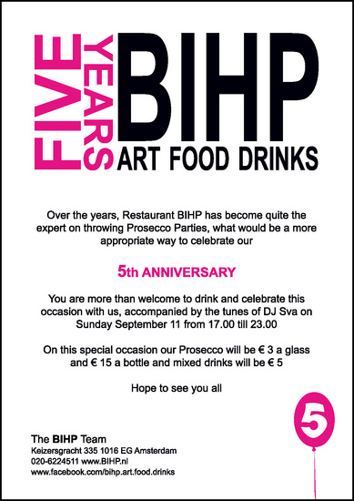 flyer restaurant BIHP