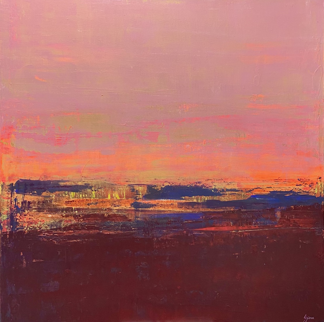 Abstract landschap nr.74