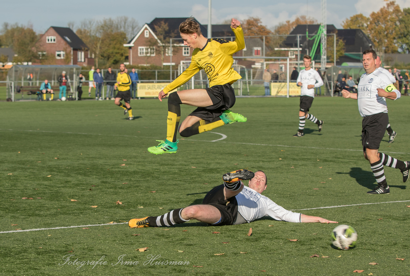 Voetbal actie