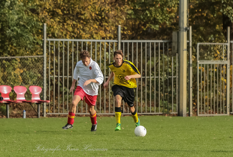 Voetbal actie