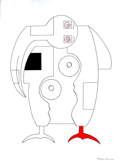 L'Oiseau au visage humain