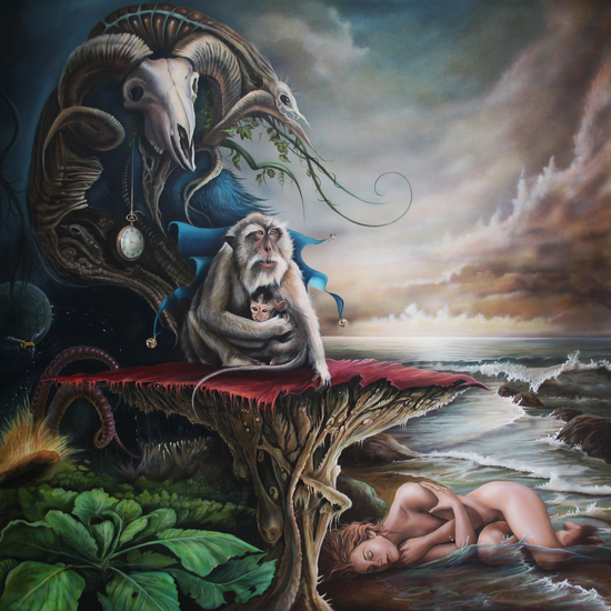 in het schemergebied