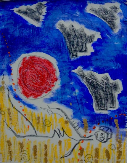 looking at a very big sun