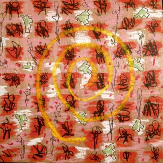 surrounded by people