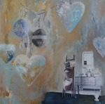 Interieur, mixed media