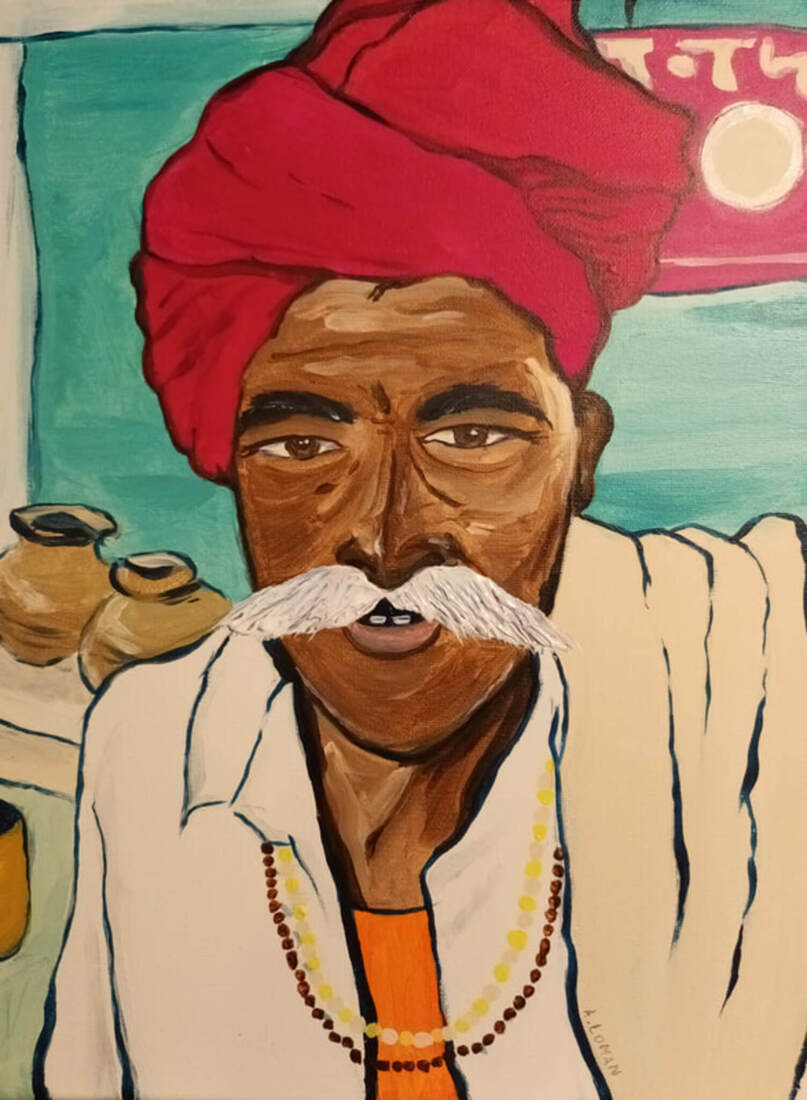 oude man uit Rajasthan