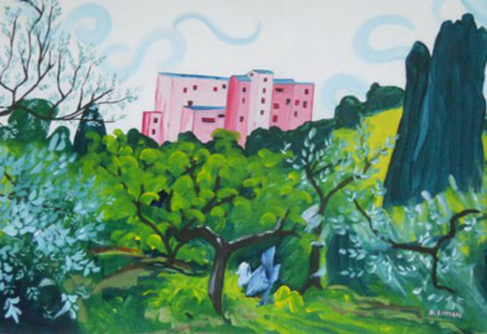 olijfboomgaard bij San Gimignano