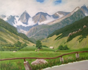 Verschillende schilderijen van de laatste jaren tot 2018