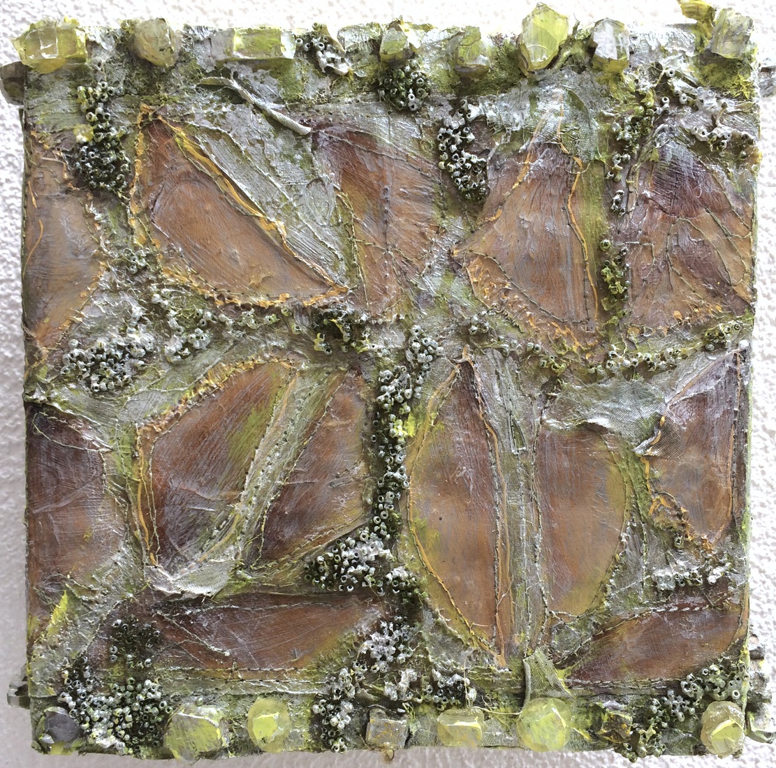 Natuurassemblage tulpenblaadjes