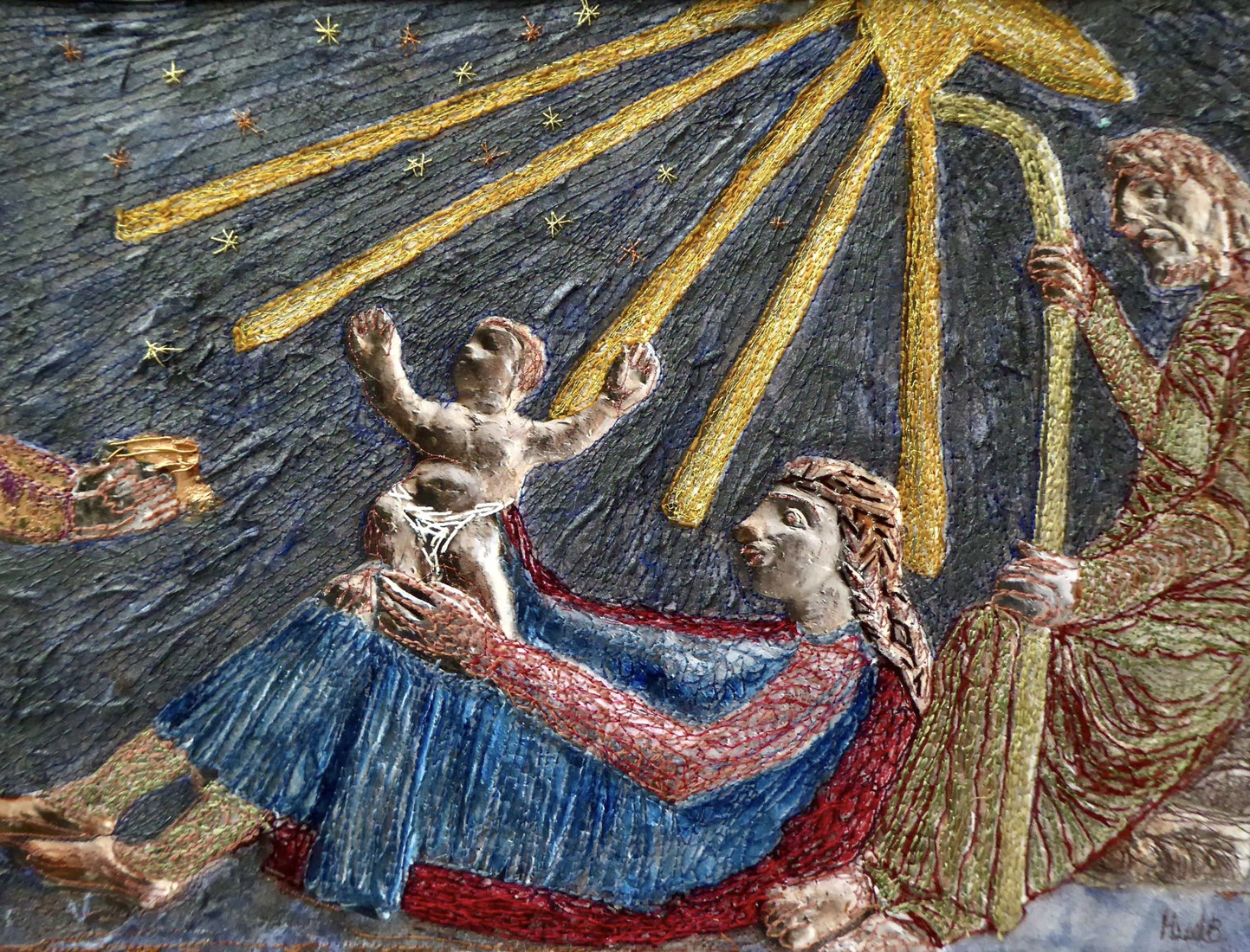 Jozef, Maria en kindje Jezus