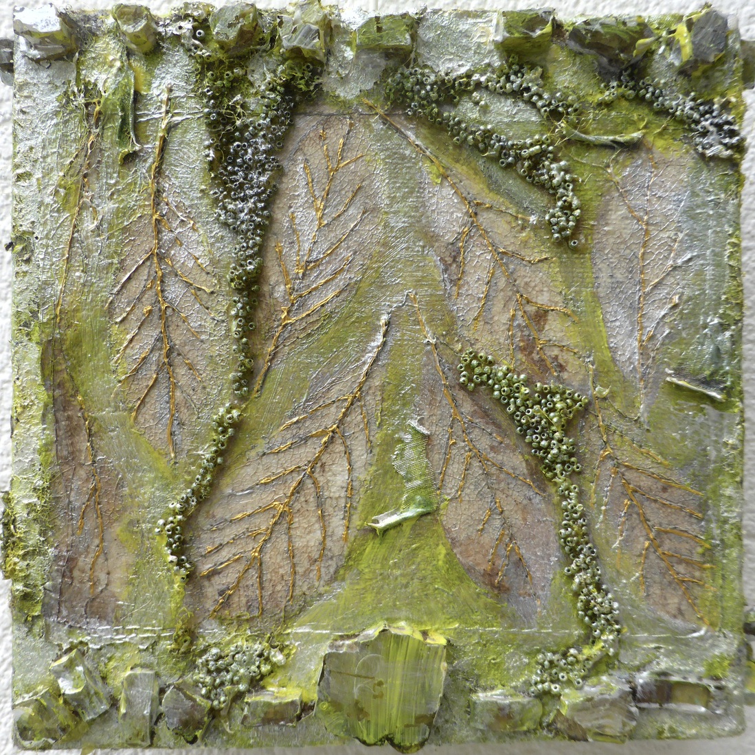 Natuurassemblage bladnerven