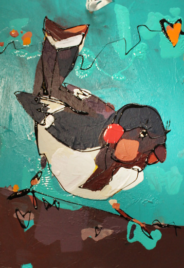 Love in Blue N Orange