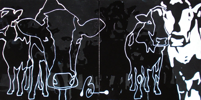 Black n Curious Cows