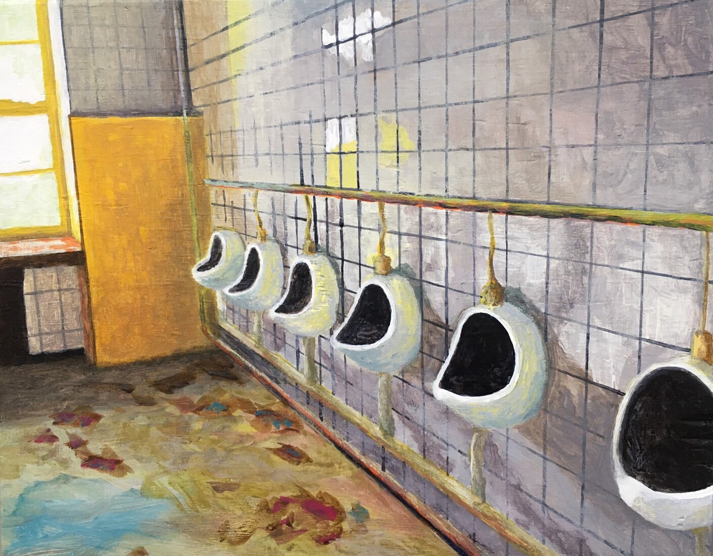 Interior with urinals
