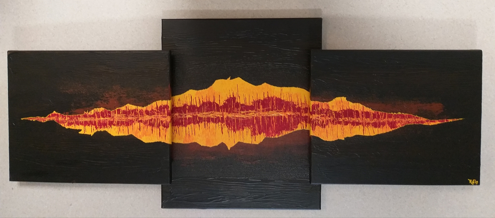 Verborgen landschappen 4 van 3 doeken