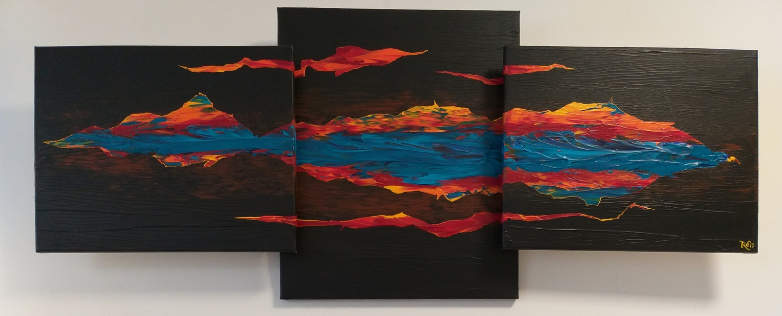 Verborgen landschappen 5 van 3 doeken