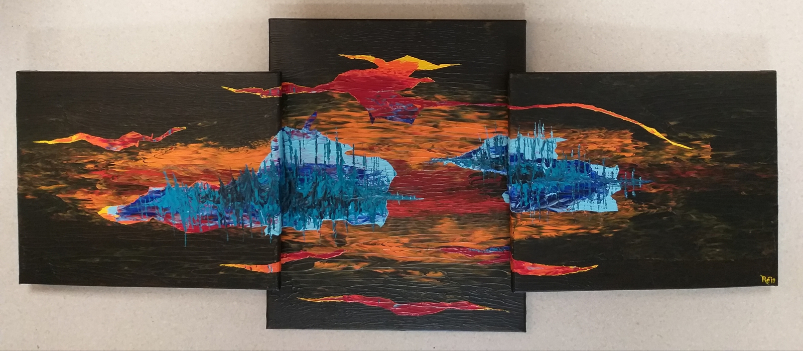 Verborgen landschappen 7 van 3 doeken