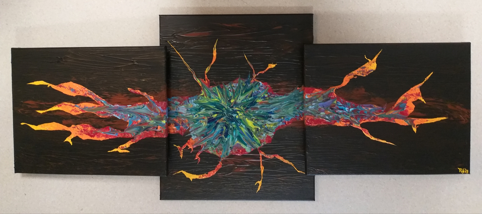 Verborgen landschappen 8 van 3 doeken