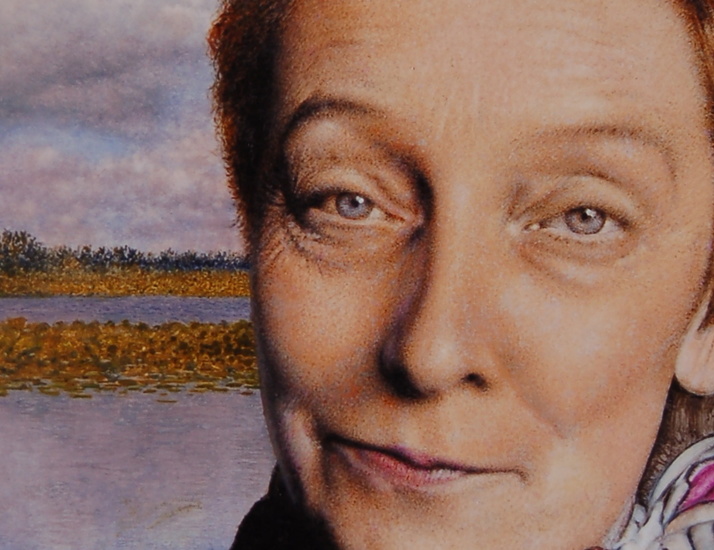 Detail portret Henriette van Eyk