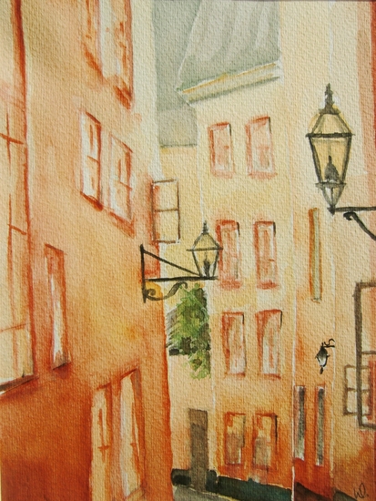 Steegje in Stockholm