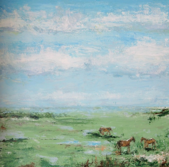 Paarden in de polder