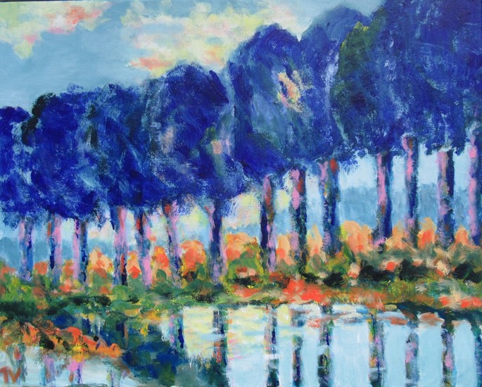 Impressie naar Monet