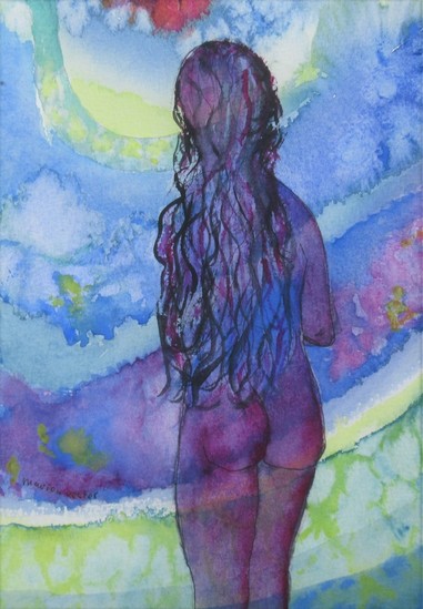 meisje met lang haar