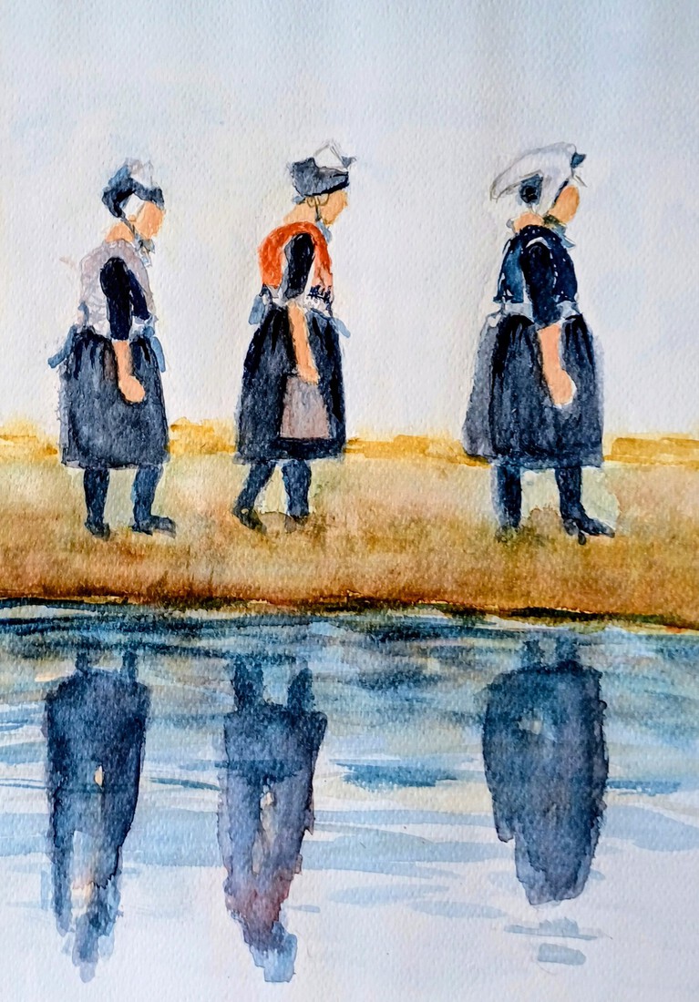 Vrouwen in klederdracht