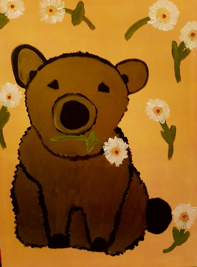 Flower power bear