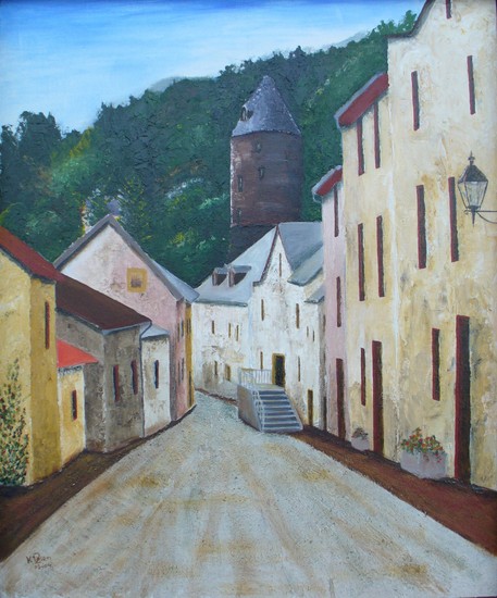 Straatje in Vianden Lux.