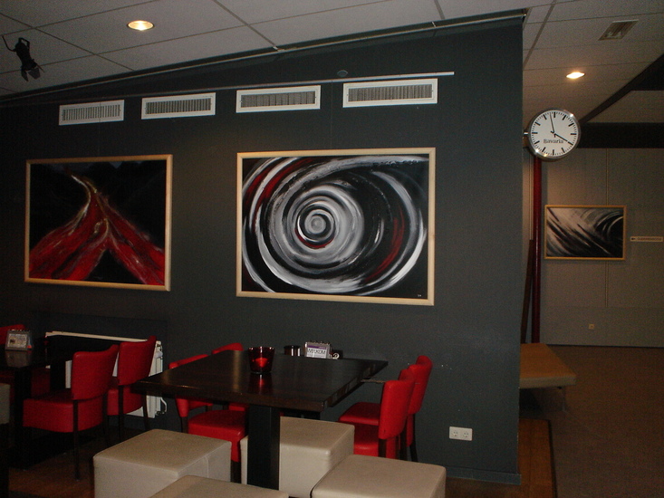 Boodschap, expositie.