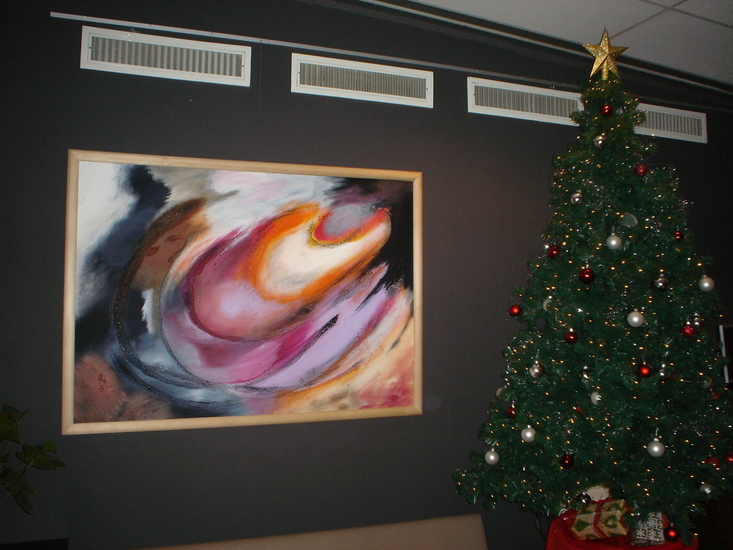 Boodschap, expositie.