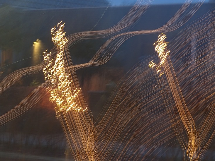 Spelen met lichtjes.