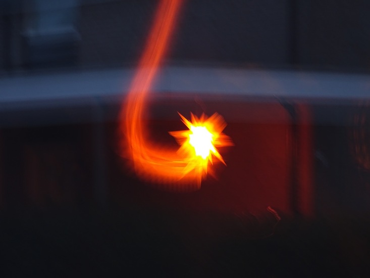 Spelen met lichtjes.