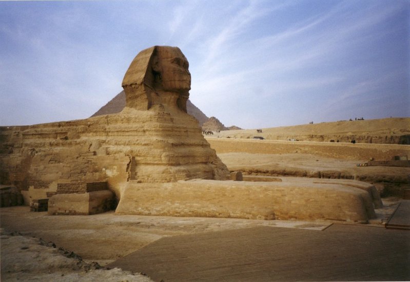 Sfinx en Piramides.