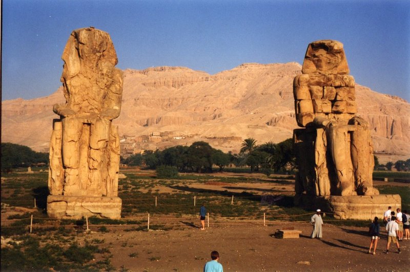 Kolossen van Memnon.