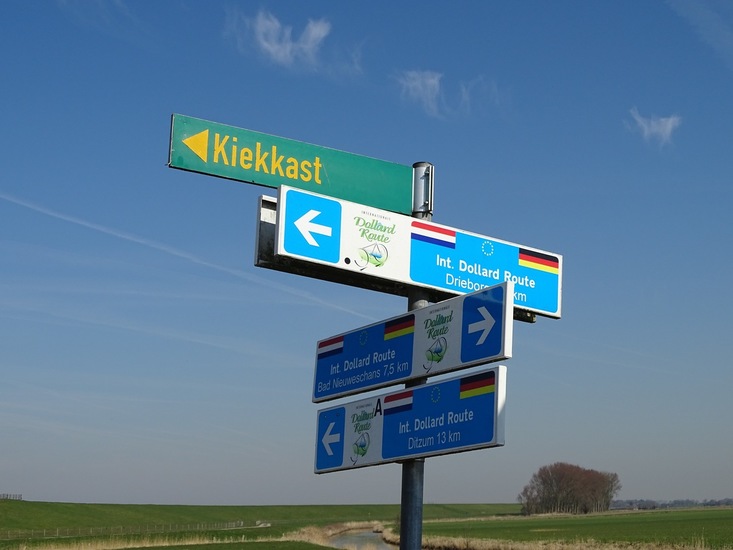 Vlak bij Duitse grens.