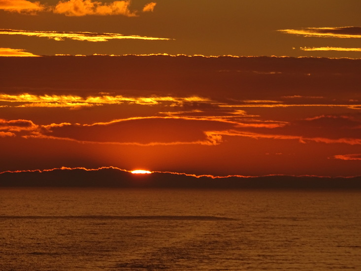 Onderweg naar huis aug. 2018 Noordzee.